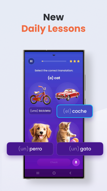 اسکرین شات 3 برنامه Mondly: Learn 41 Languages