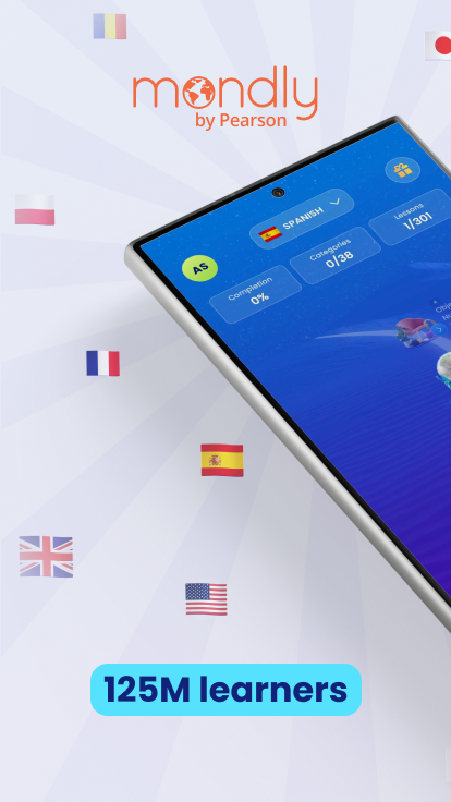 اسکرین شات 1 برنامه Mondly: Learn 41 Languages
