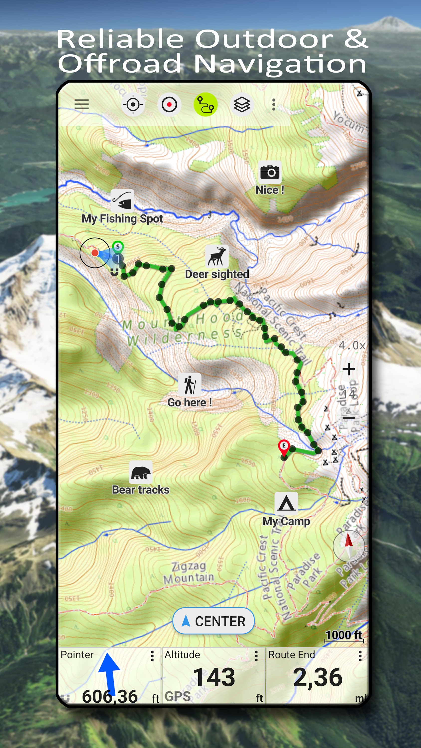 اسکرین شات 1 برنامه US Topo Maps
