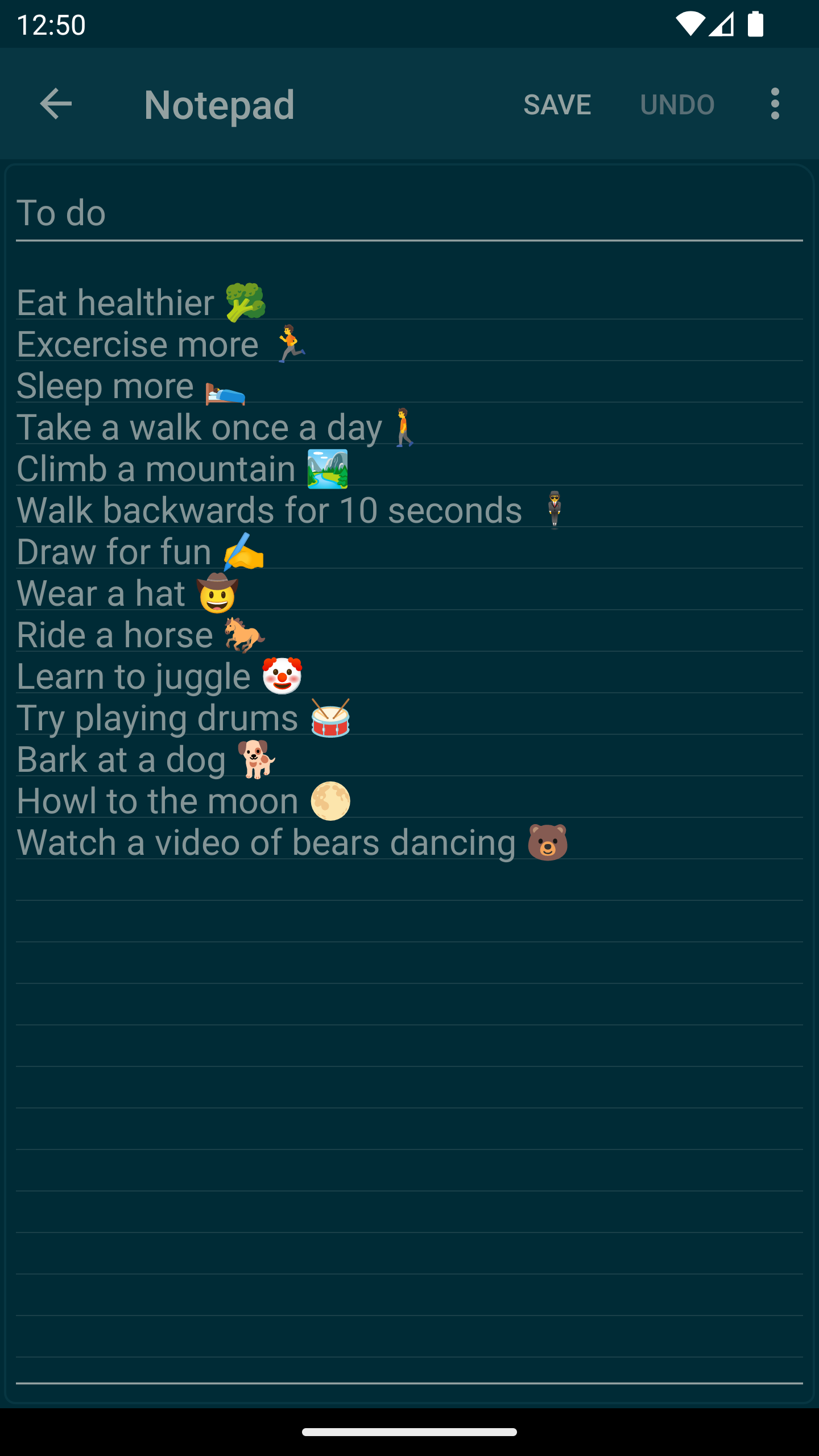 اسکرین شات 4 برنامه Notepad - simple notes