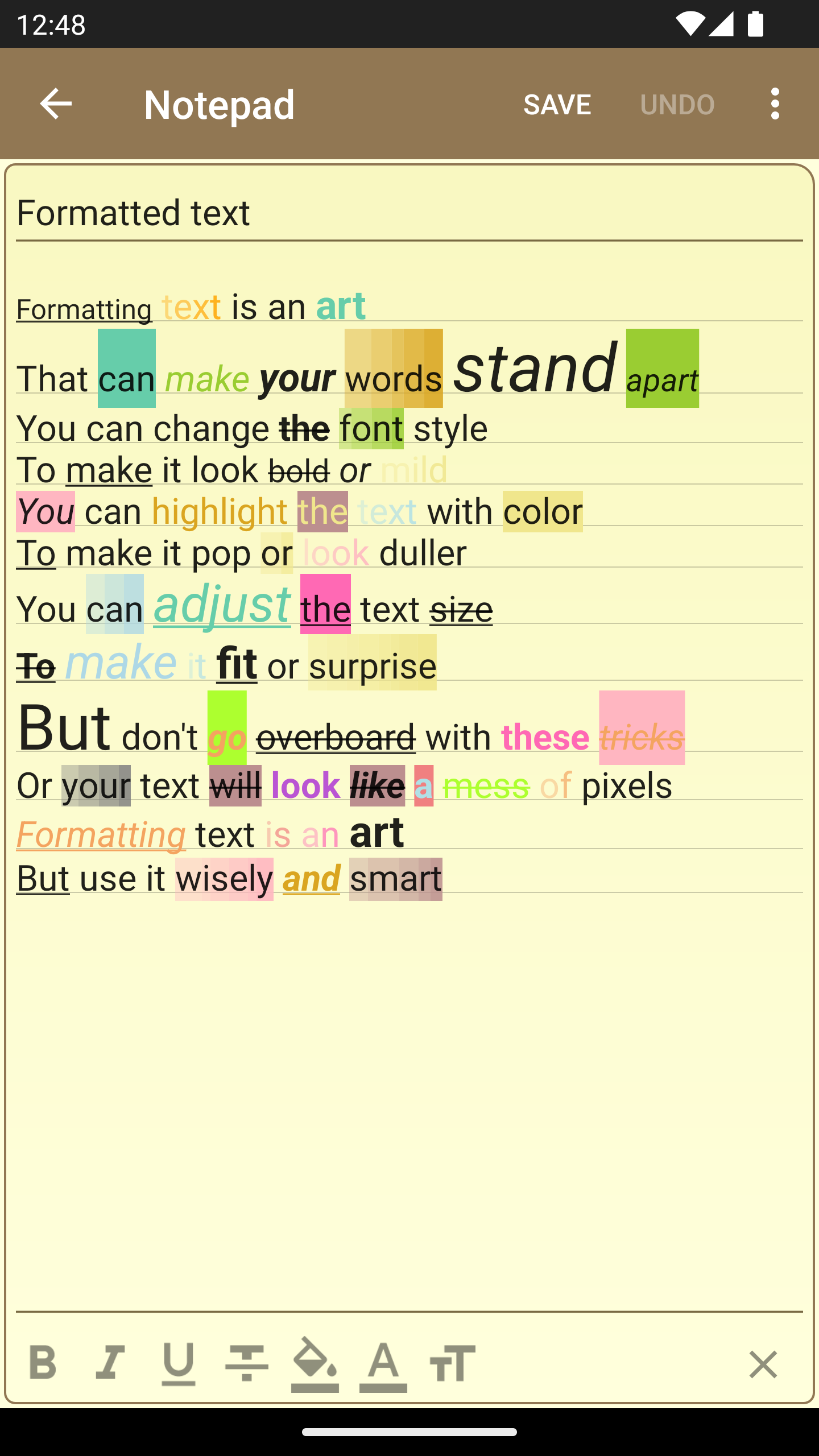 اسکرین شات 6 برنامه Notepad - simple notes