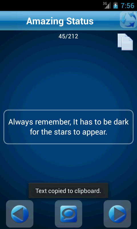 اسکرین شات 4 برنامه Status Quotes Collection