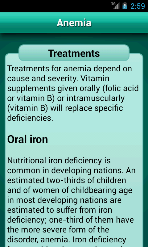 اسکرین شات 6 برنامه Diseases Dictionary Medical