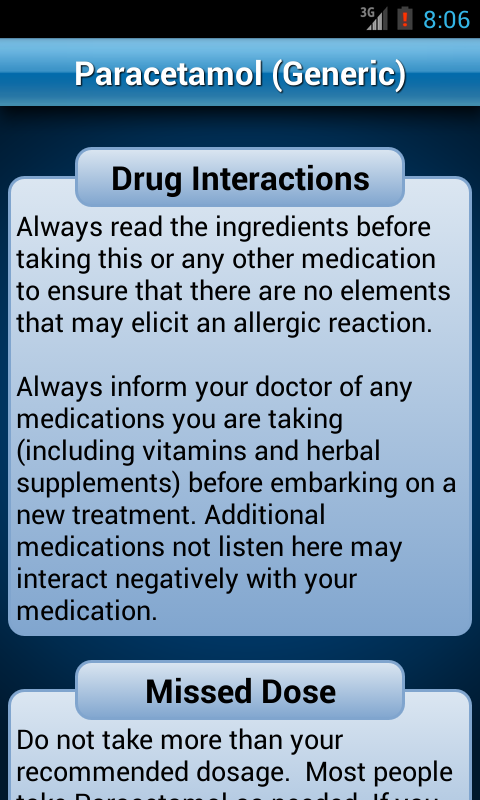 اسکرین شات 7 برنامه Drugs Dictionary Medical