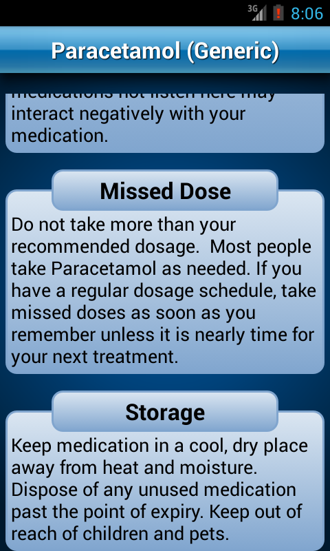 اسکرین شات 8 برنامه Drugs Dictionary Medical