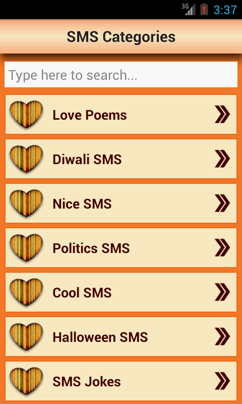اسکرین شات 1 برنامه SMS Messages Collection