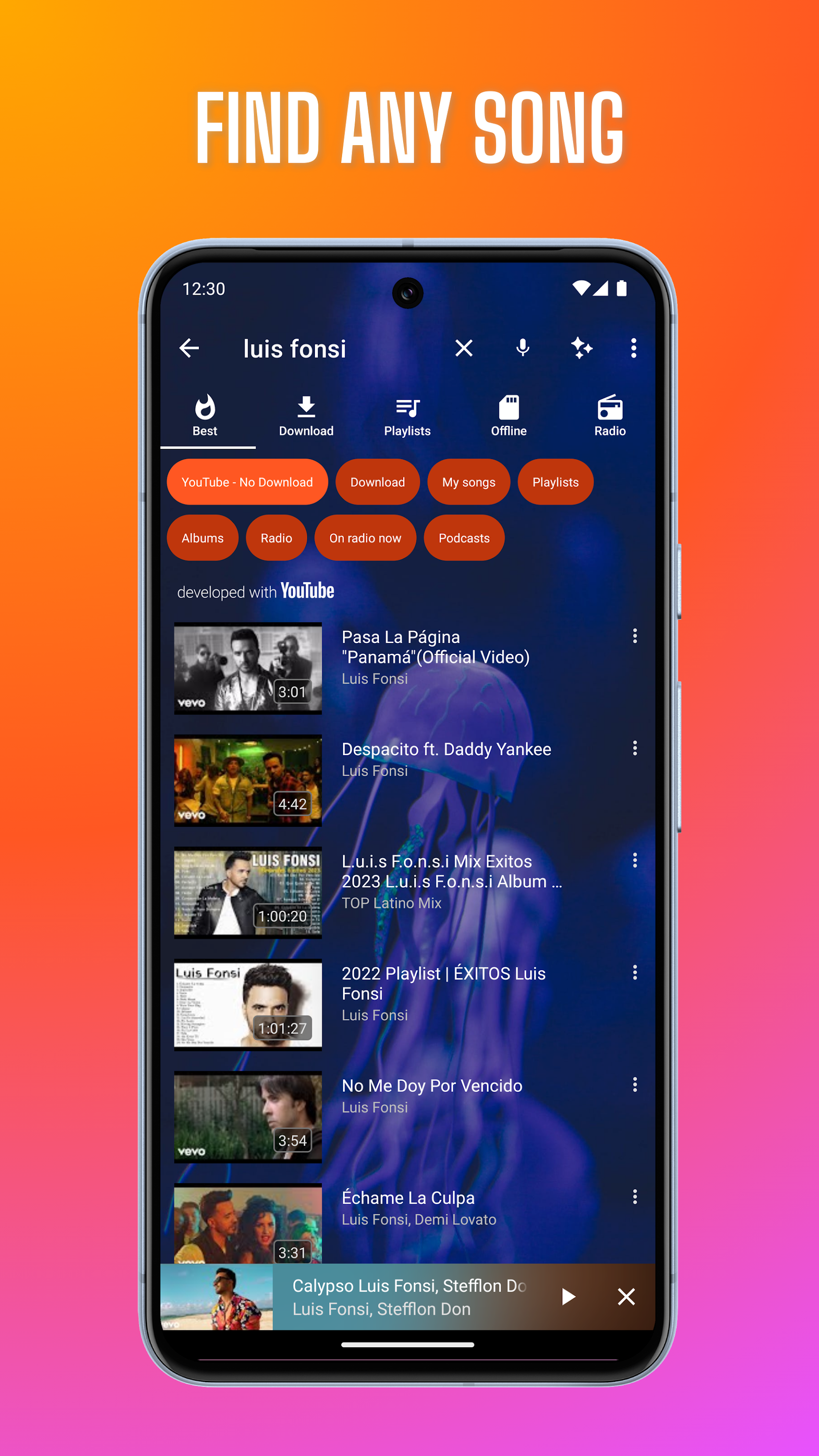 اسکرین شات 4 برنامه MP3 Downloader - Music Player