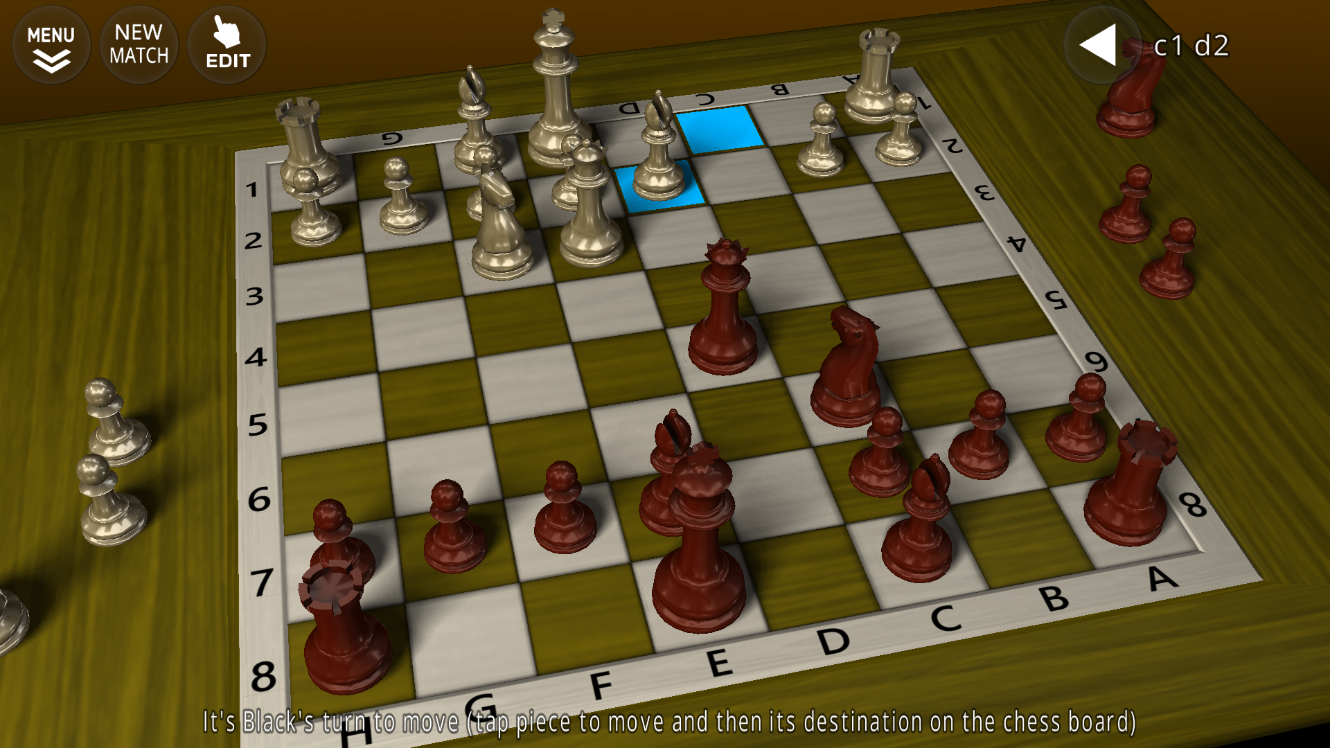 اسکرین شات 2 بازی 3D Chess Game