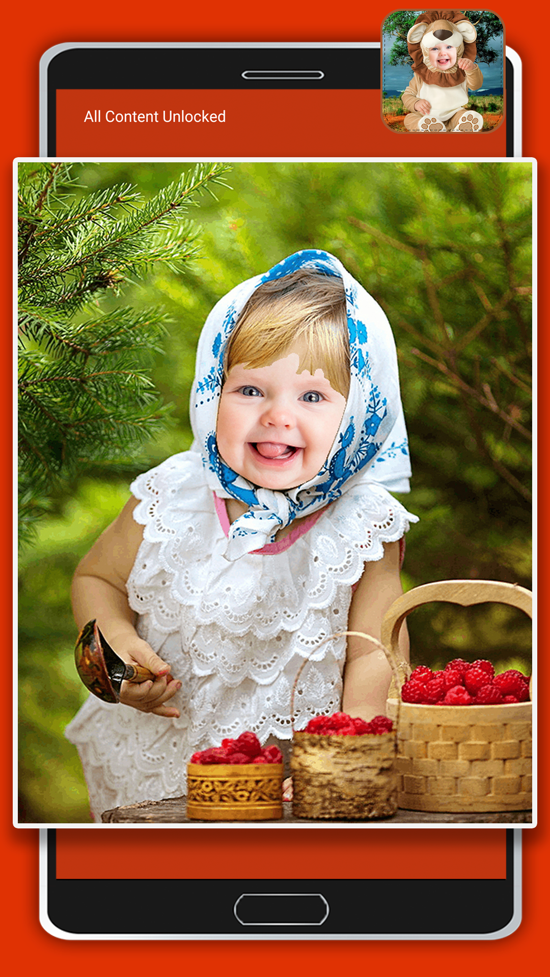 اسکرین شات 5 برنامه Baby Photo Montage