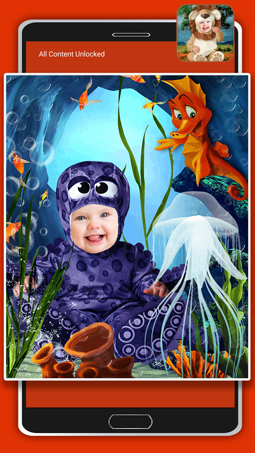 اسکرین شات 6 برنامه Baby Photo Montage