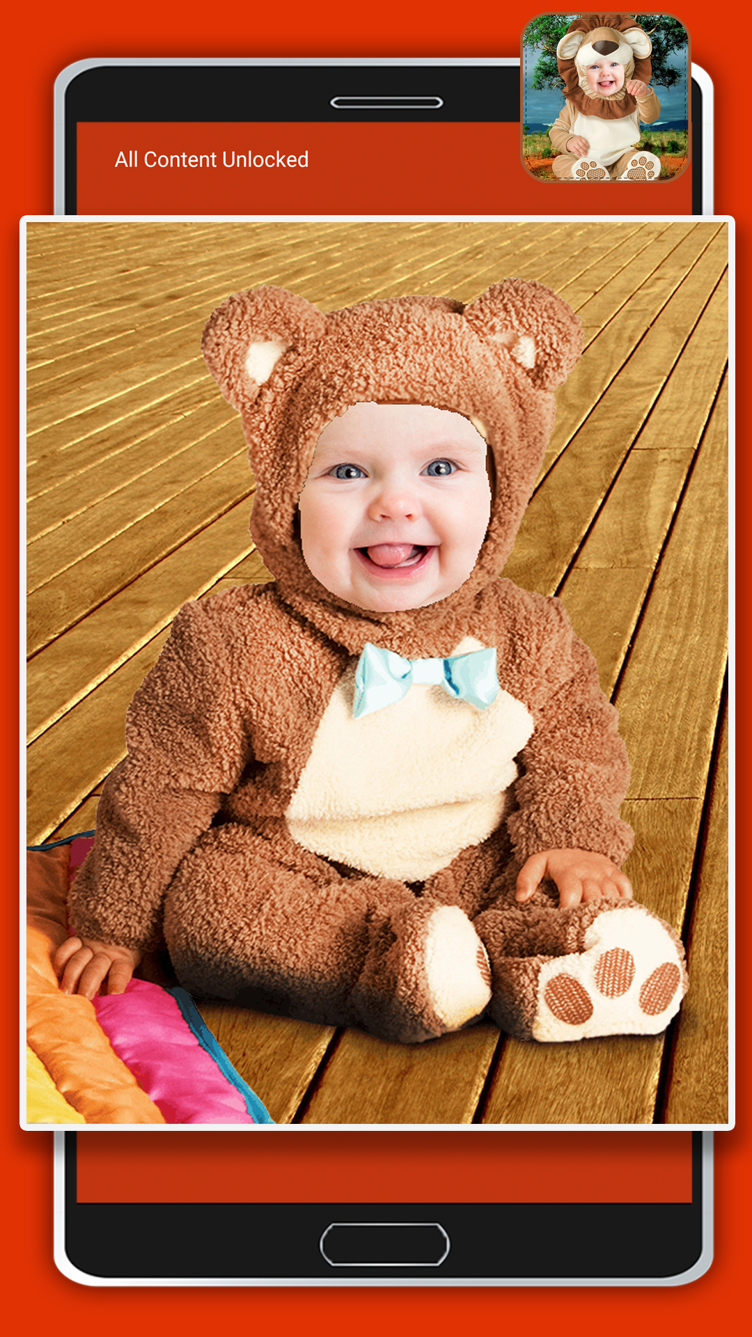 اسکرین شات 3 برنامه Baby Photo Montage