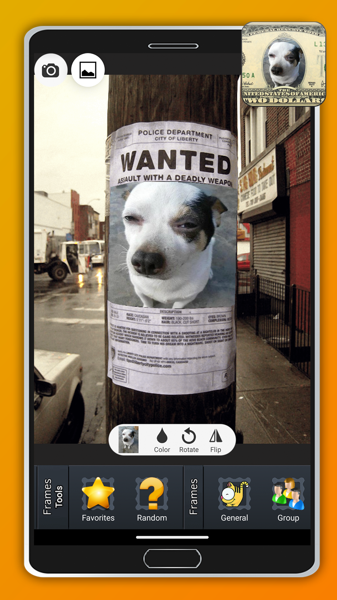 اسکرین شات 2 برنامه Funny Photo Collage