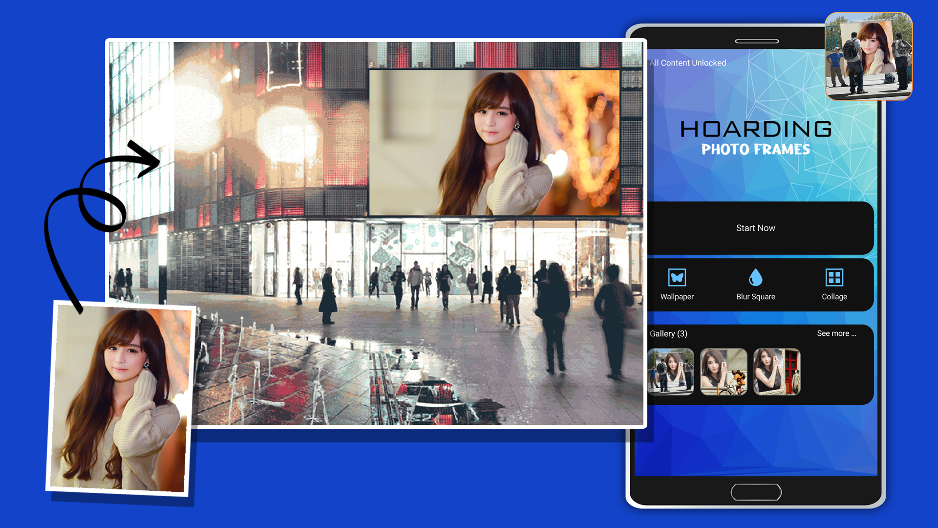 اسکرین شات 4 برنامه Hoarding Photo Frames