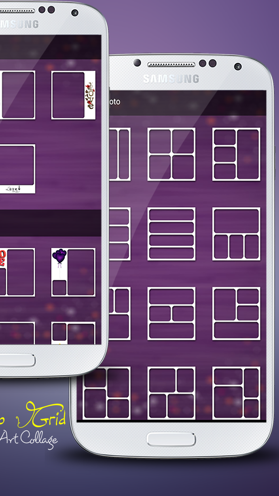 اسکرین شات 2 برنامه Grid Pic - Art Collage