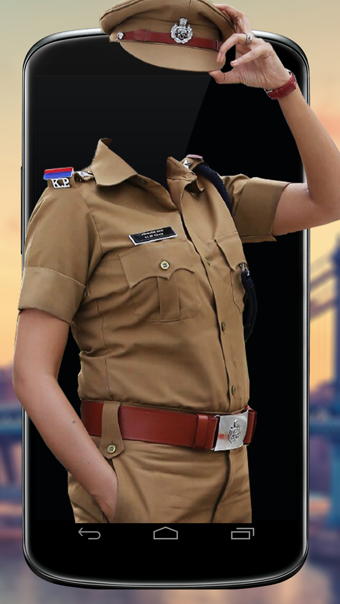 اسکرین شات 4 برنامه Police Suit Camera