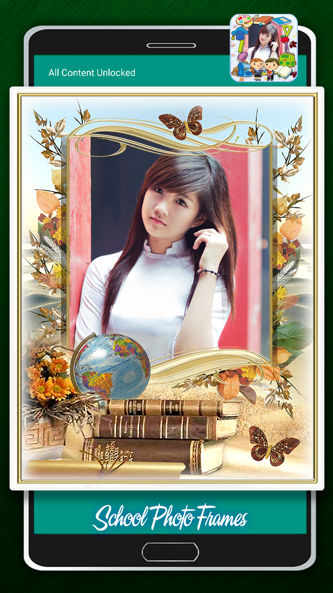 اسکرین شات 5 برنامه School Picture Frames