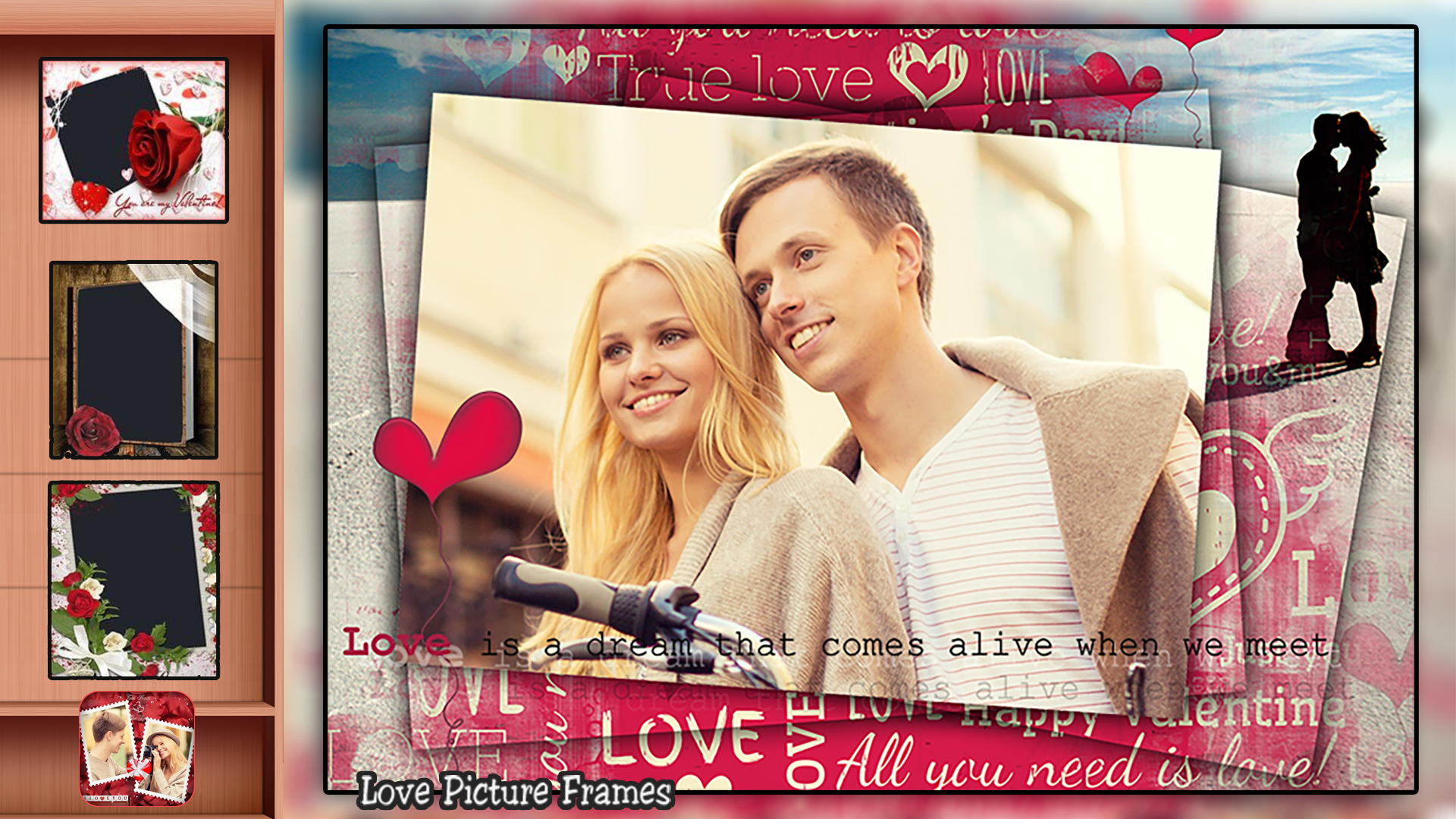 اسکرین شات 4 برنامه Love Photo Frames