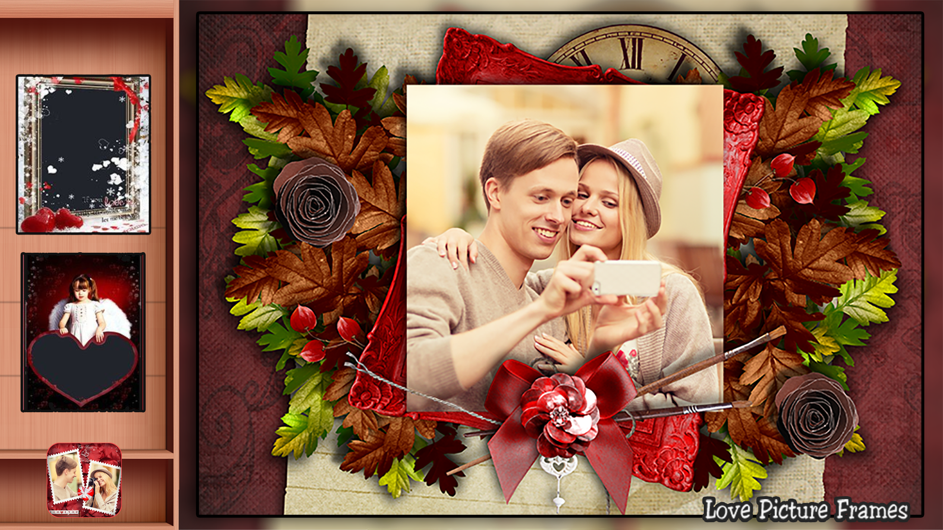 اسکرین شات 5 برنامه Love Photo Frames