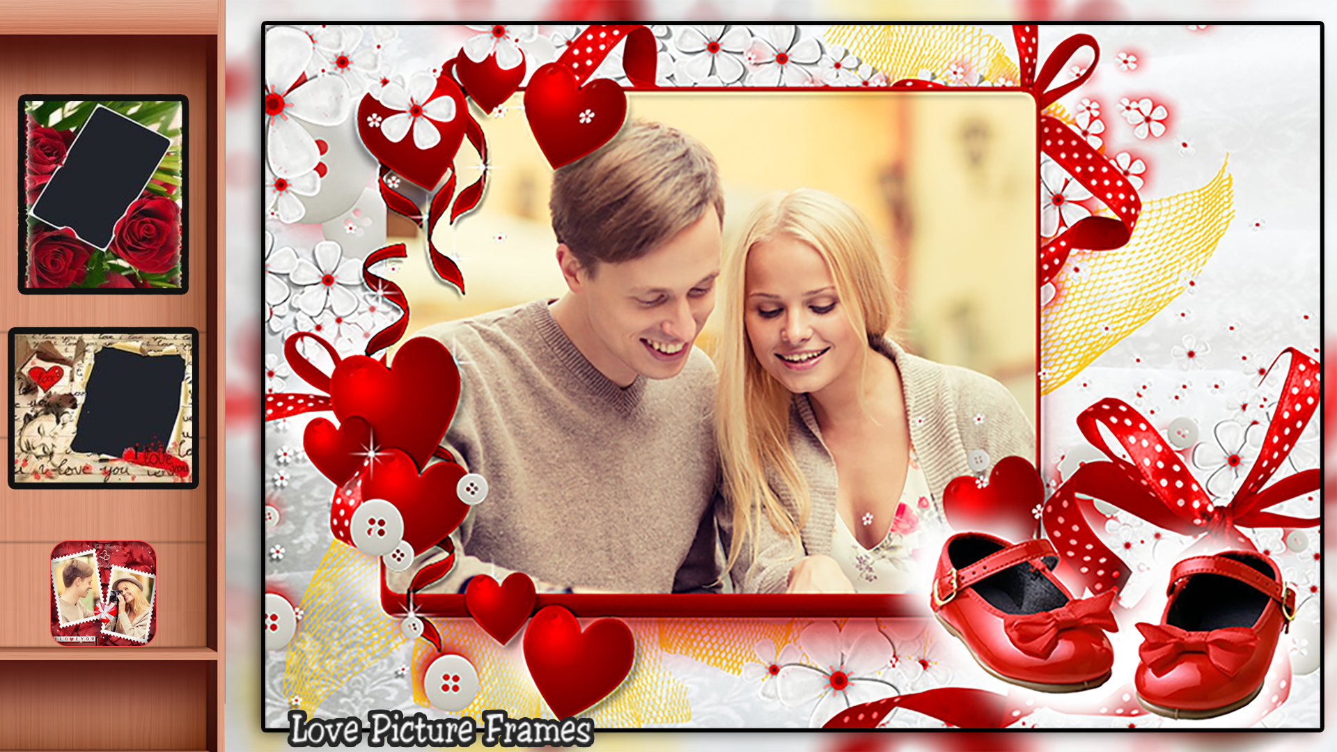 اسکرین شات 6 برنامه Love Photo Frames