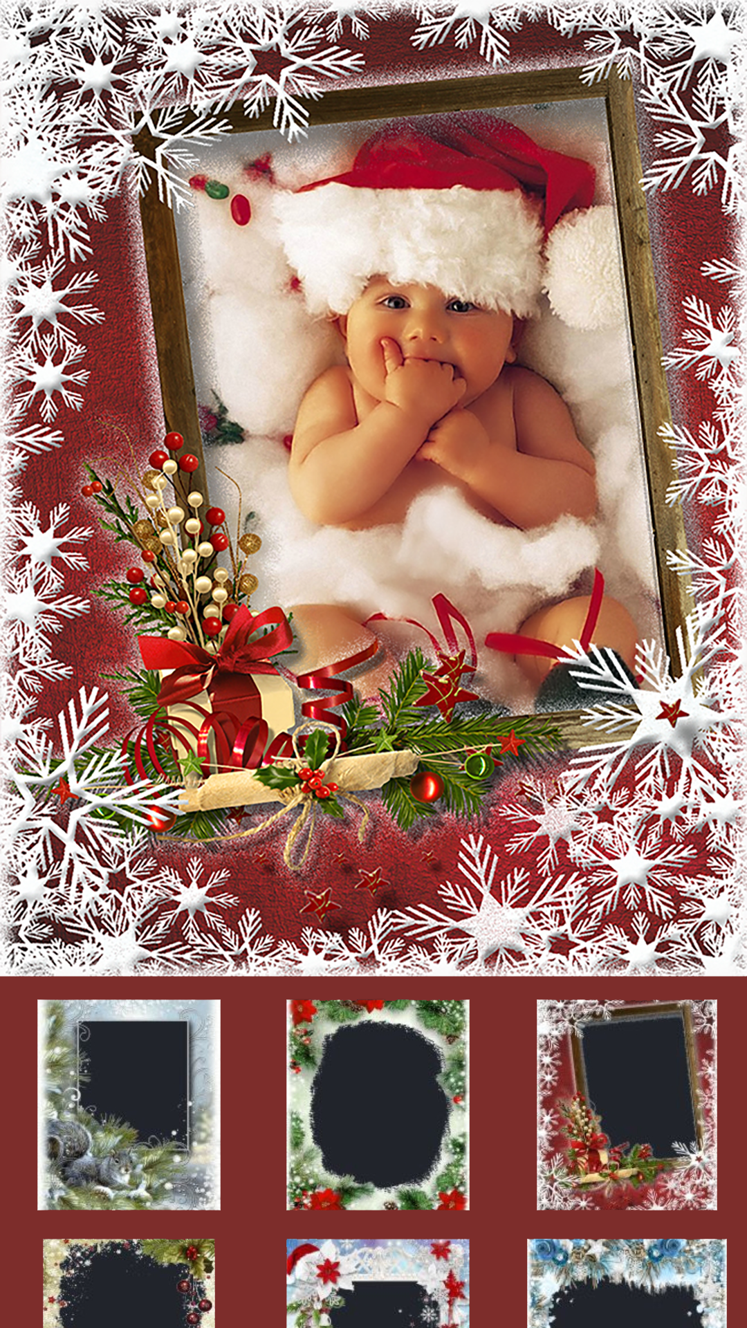 اسکرین شات 3 برنامه Xmas Picture Frames