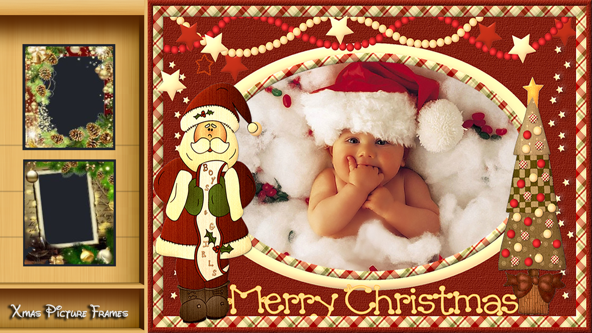 اسکرین شات 1 برنامه Xmas Picture Frames