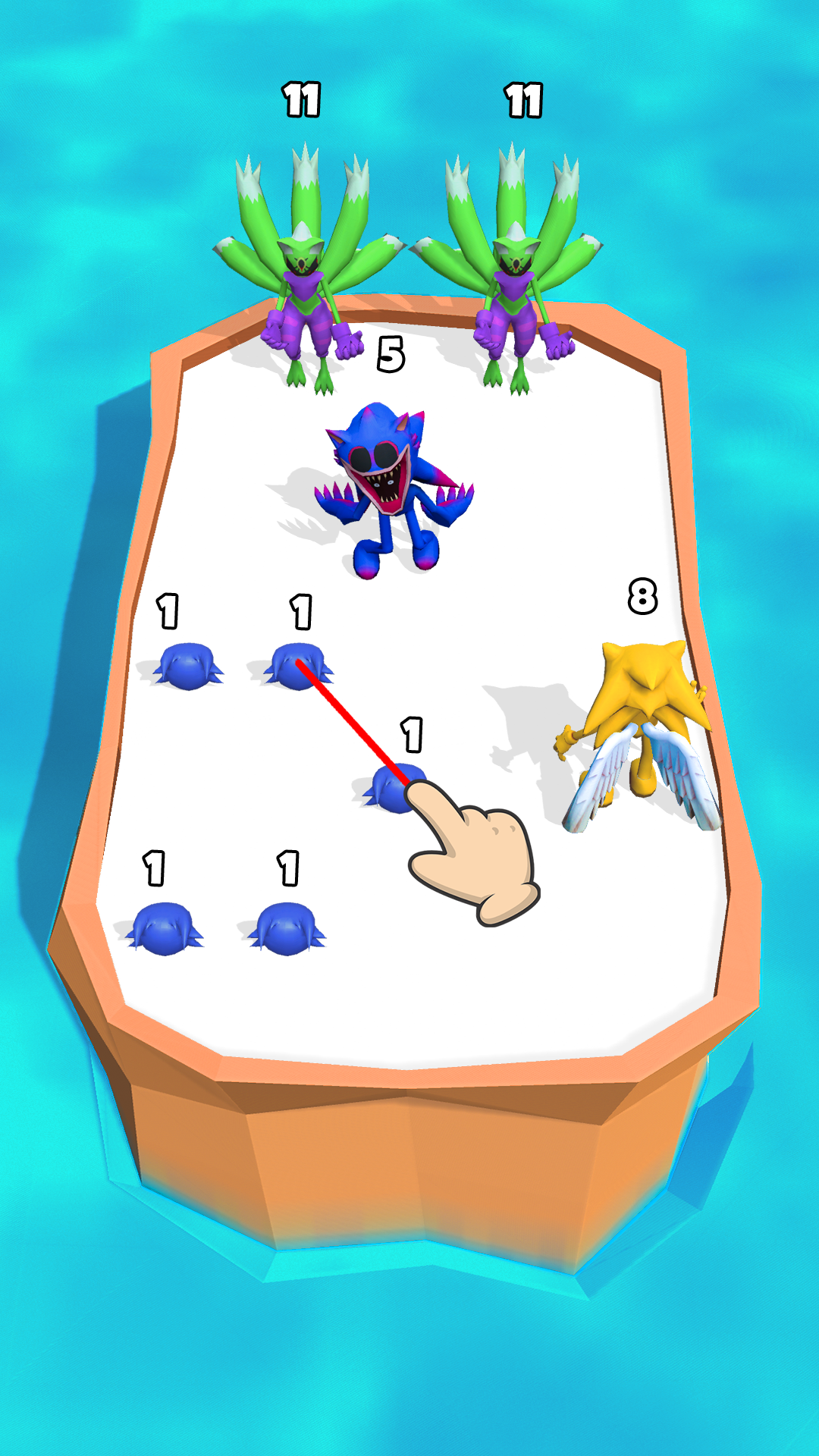 اسکرین شات 5 بازی Merge Hedgehog: Strongest Ever