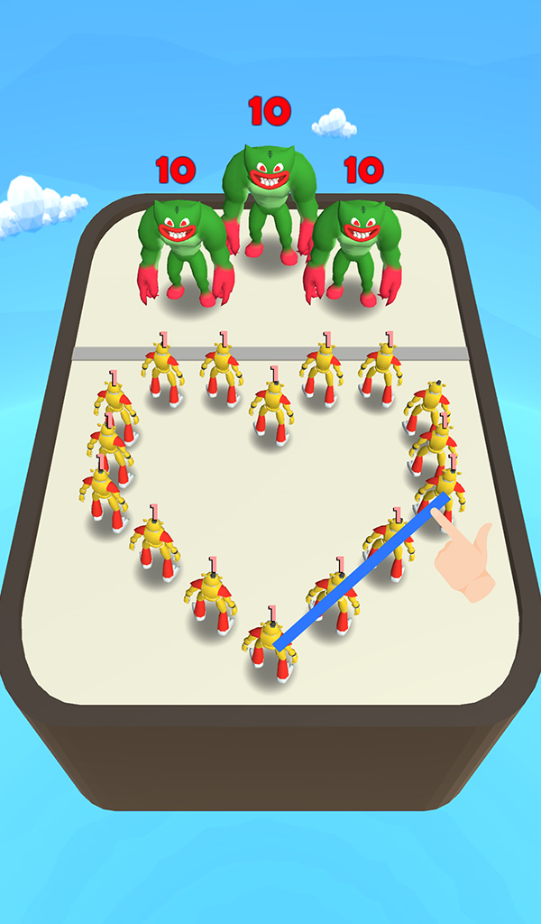 اسکرین شات 1 بازی Merge Monster: Frog Evolution