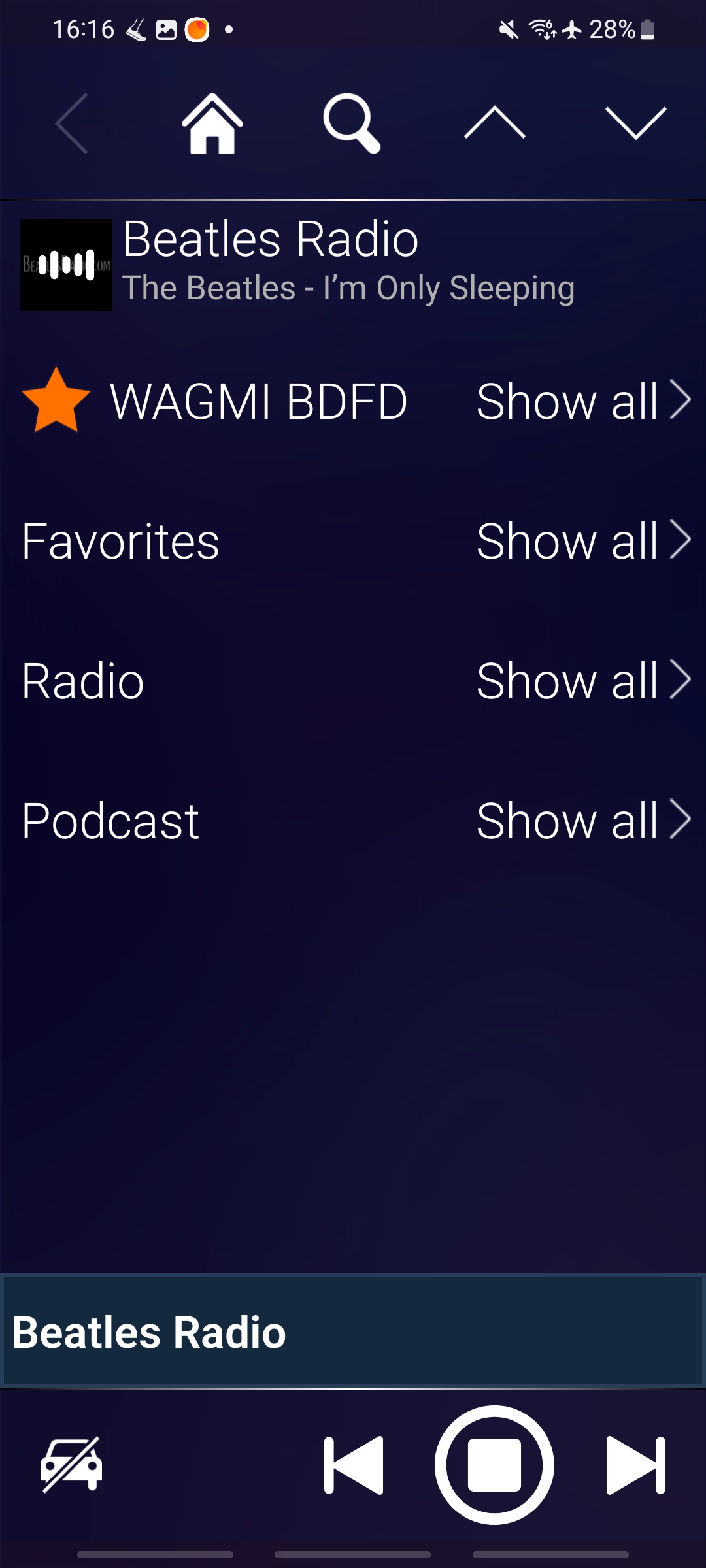 اسکرین شات 7 برنامه Audials Play: Radio & Podcasts