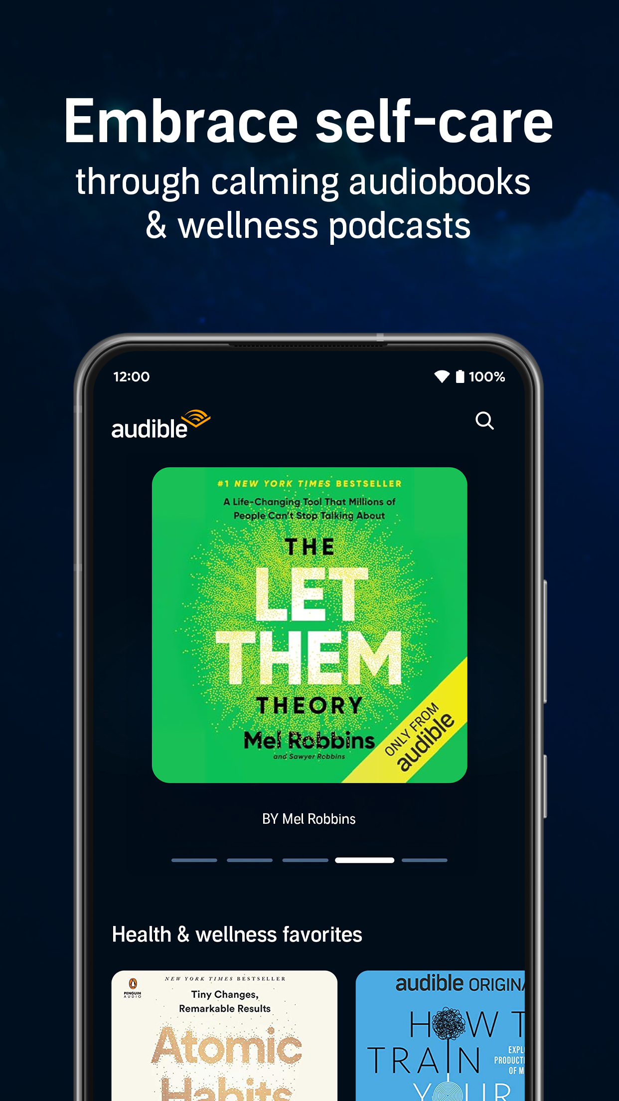 اسکرین شات 2 برنامه Audible: Audio Entertainment