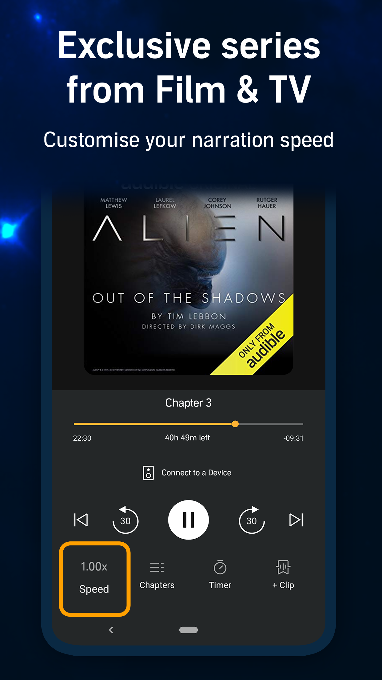 اسکرین شات 6 برنامه Audible: Audio Entertainment