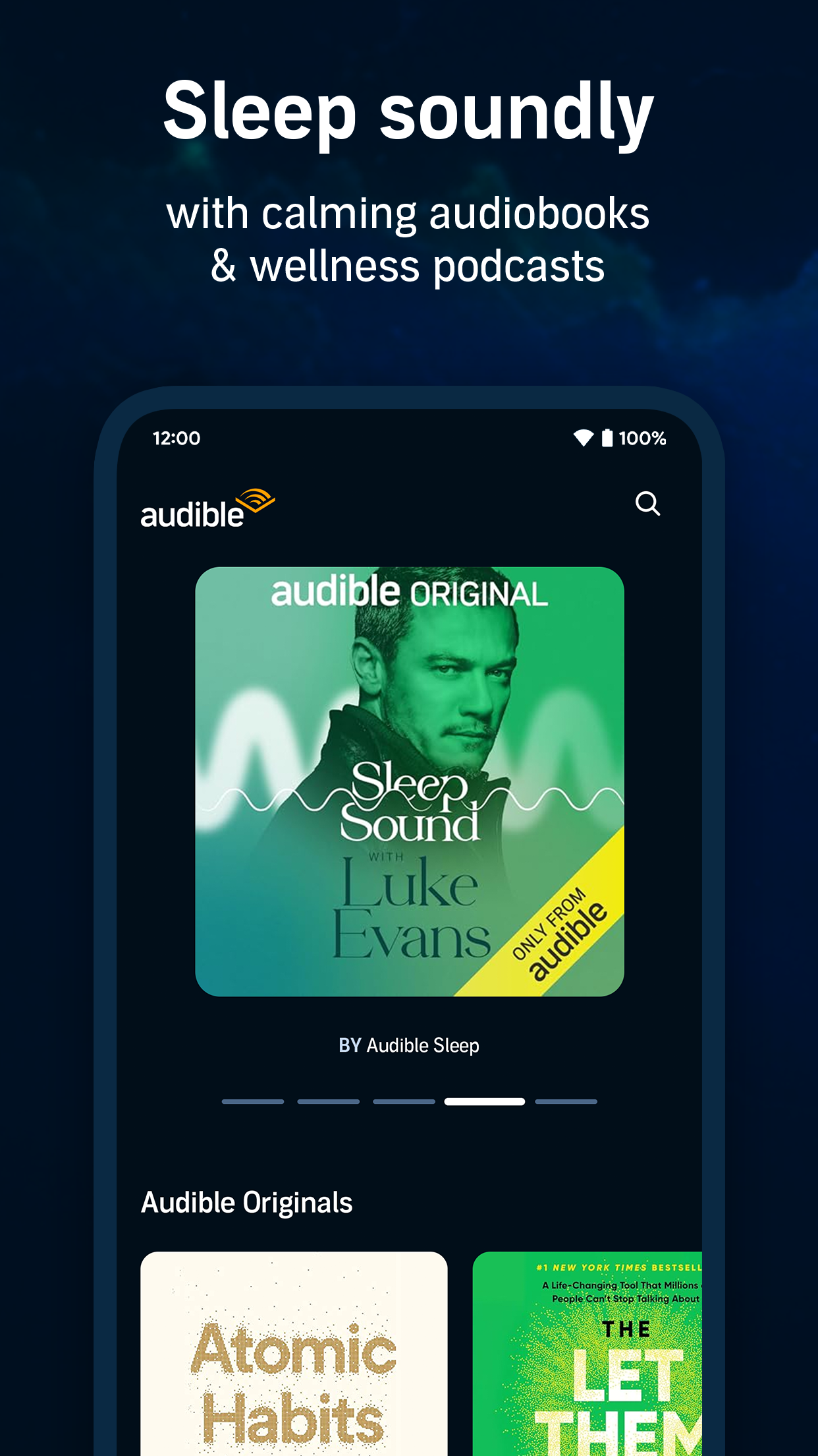 اسکرین شات 2 برنامه Audible: Audio Entertainment