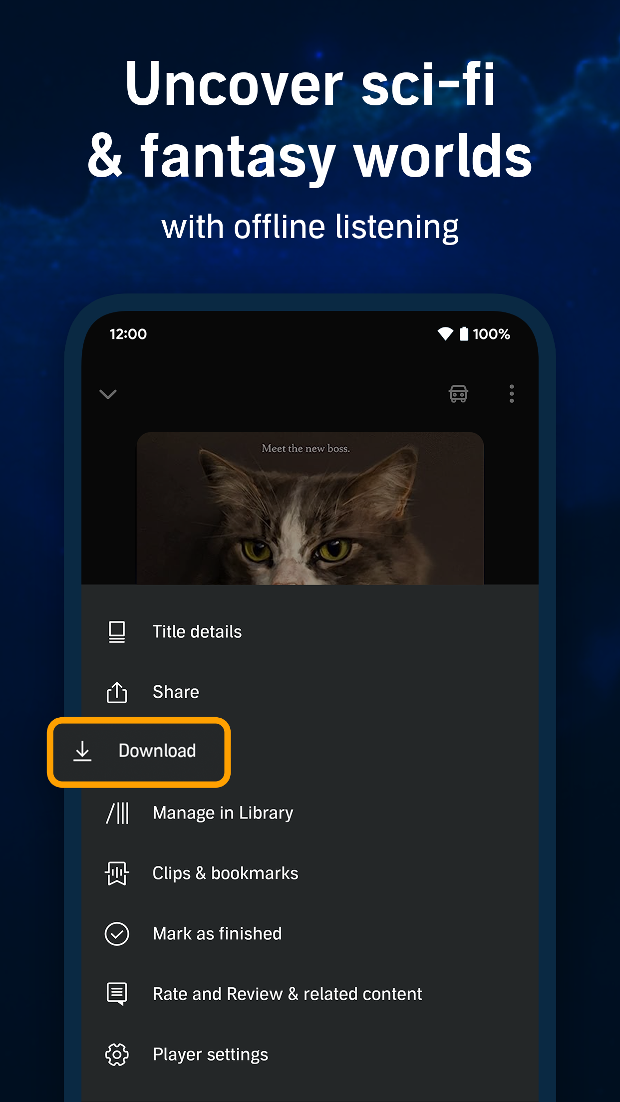اسکرین شات 3 برنامه Audible: Audio Entertainment