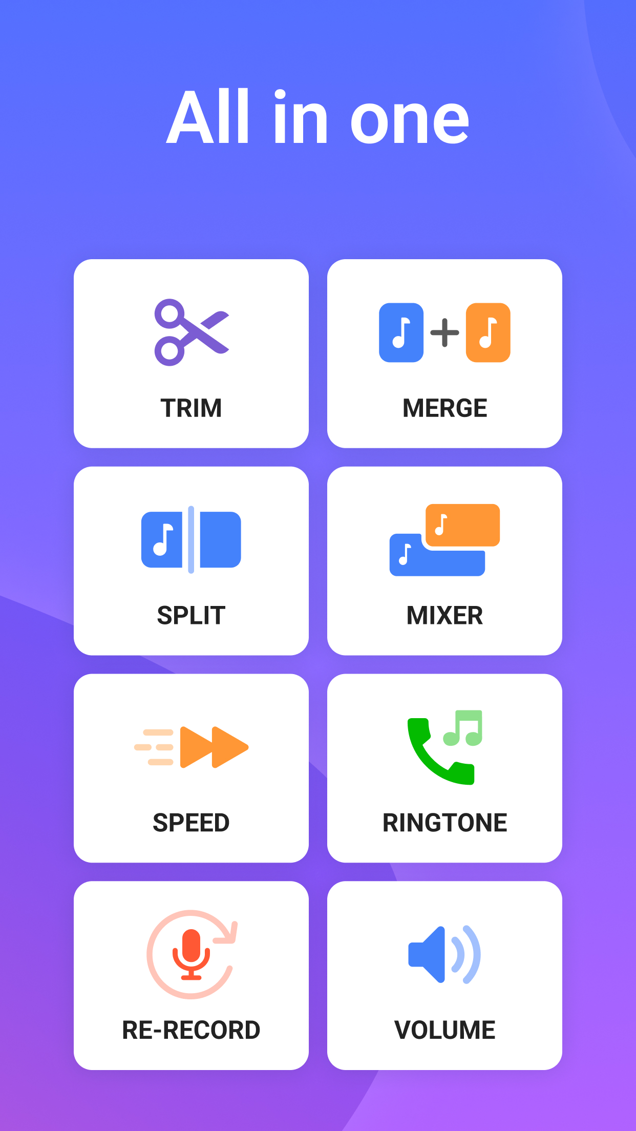 اسکرین شات 2 برنامه Ringtone Maker & MP3 Trimmer