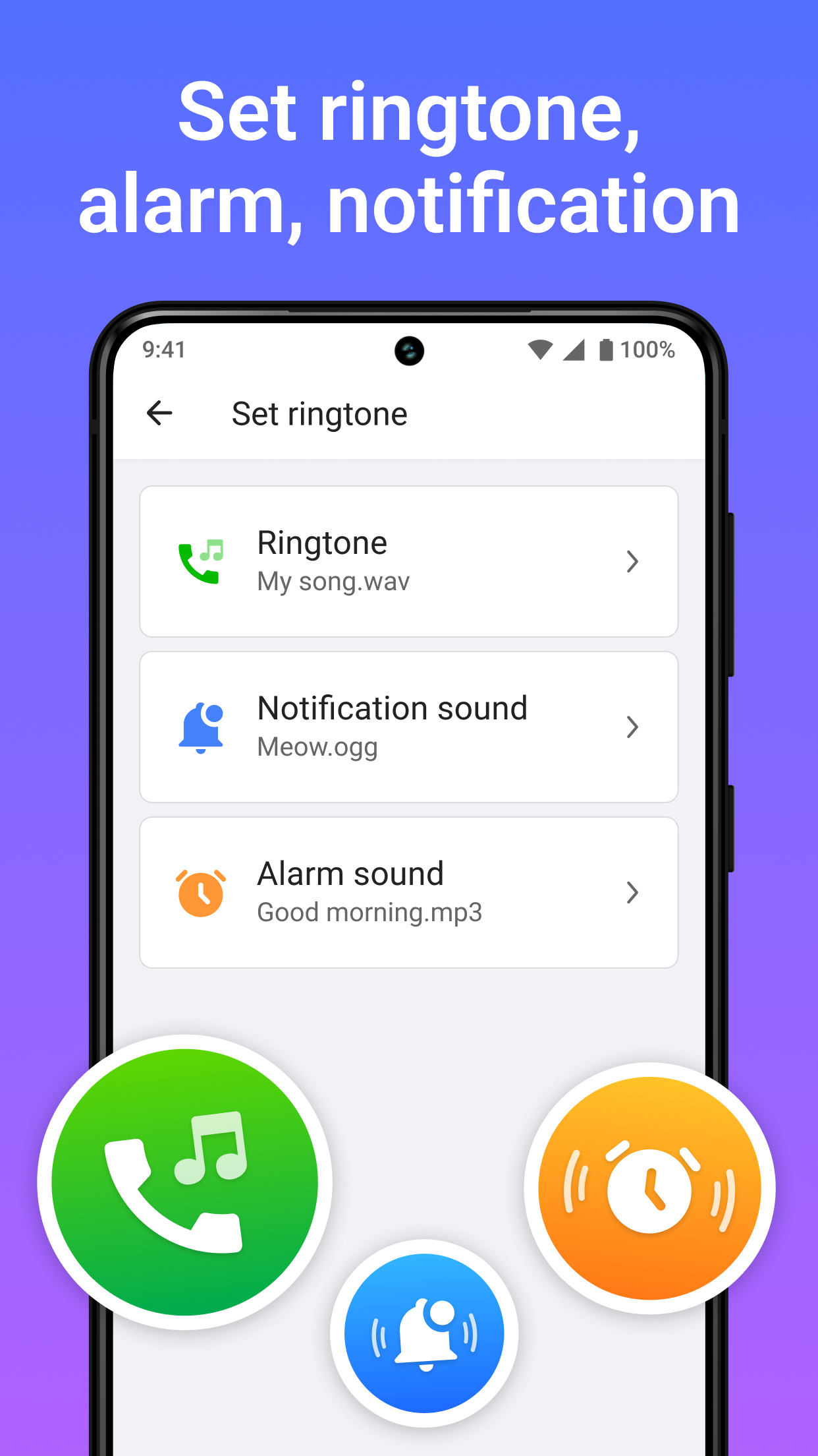 اسکرین شات 5 برنامه Ringtone Maker & MP3 Trimmer