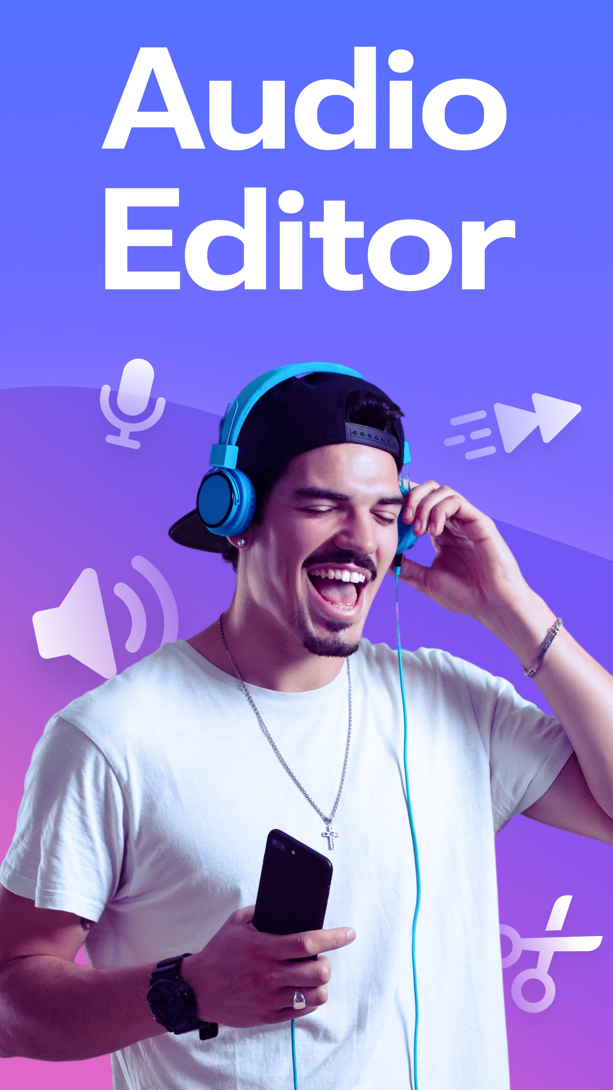 اسکرین شات 1 برنامه Ringtone Maker & MP3 Trimmer