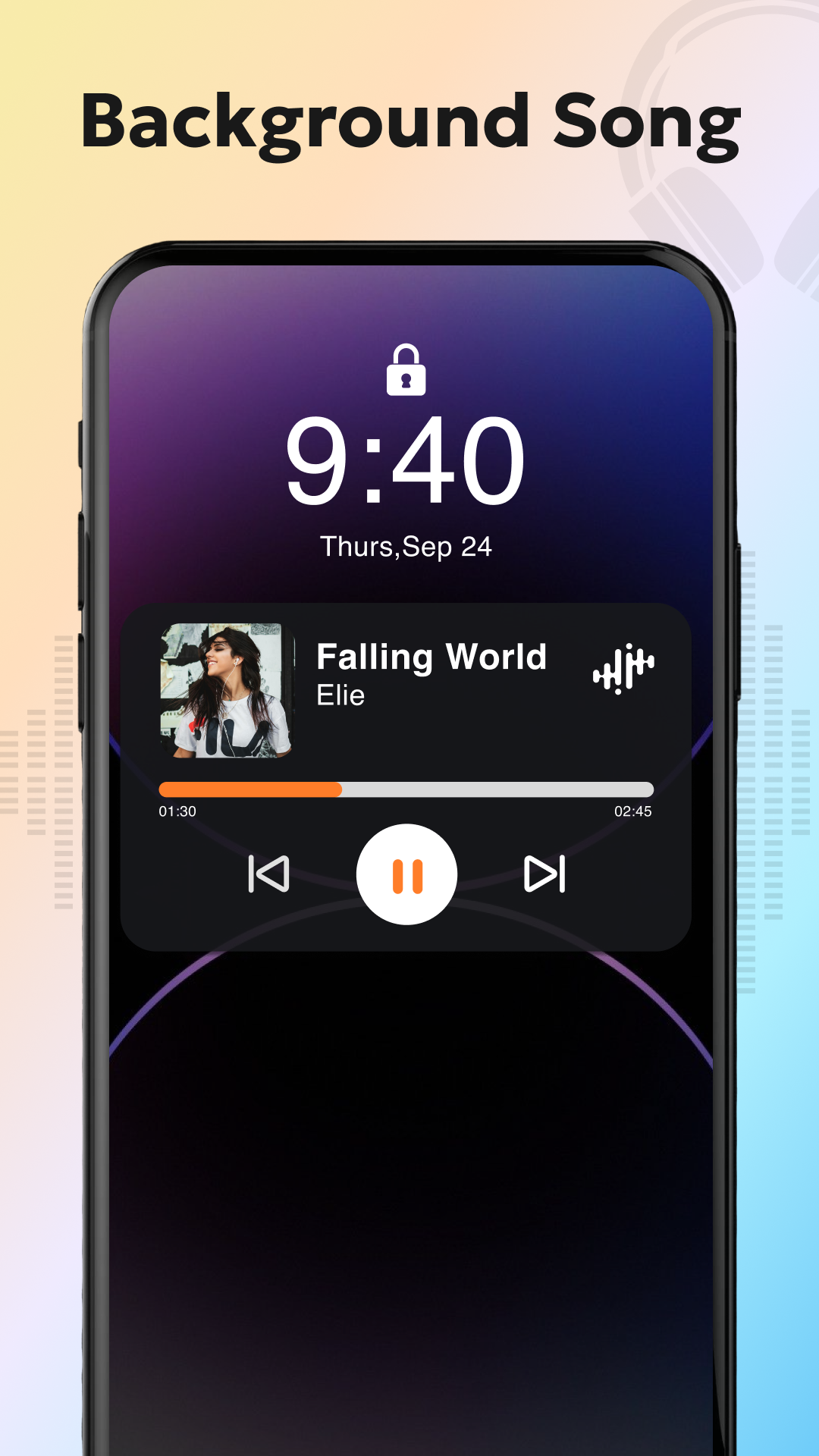 اسکرین شات 4 برنامه Music Mp3 Player Song