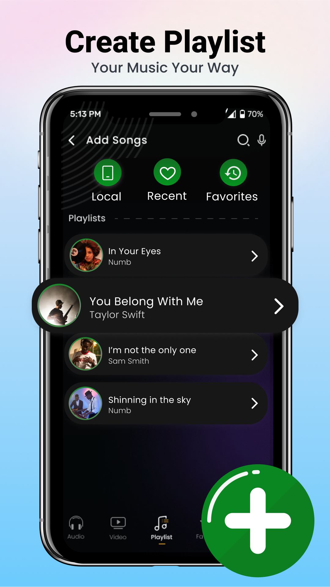 اسکرین شات 6 برنامه Music Player & MP3 Music