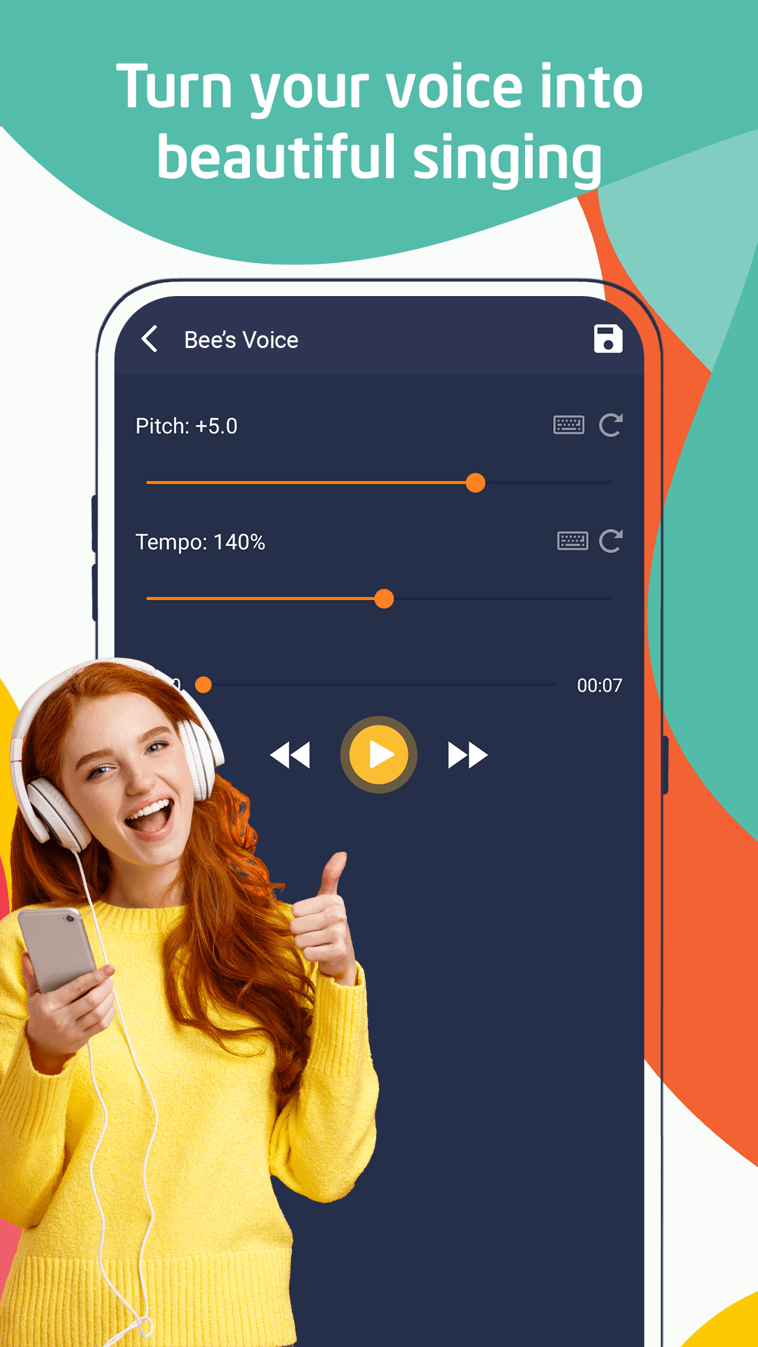اسکرین شات 7 برنامه Voice Changer