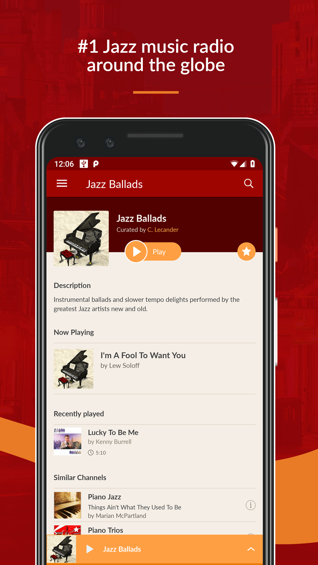 اسکرین شات 2 برنامه JAZZ MUSIC RADIO