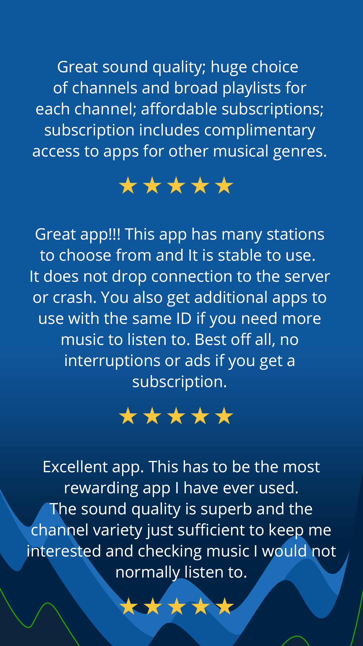 اسکرین شات 6 برنامه RadioTunes: Hits, Jazz, 80s