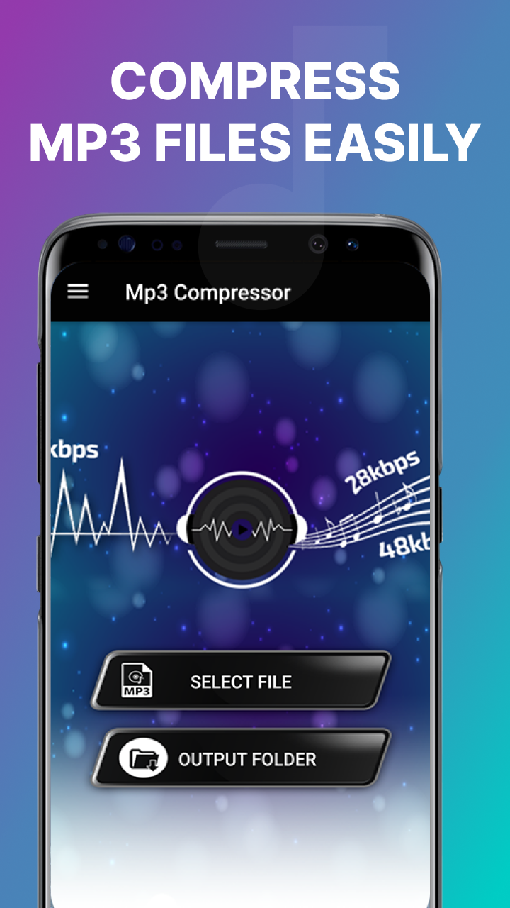 اسکرین شات 1 برنامه Mp3 Compressor & Resizer