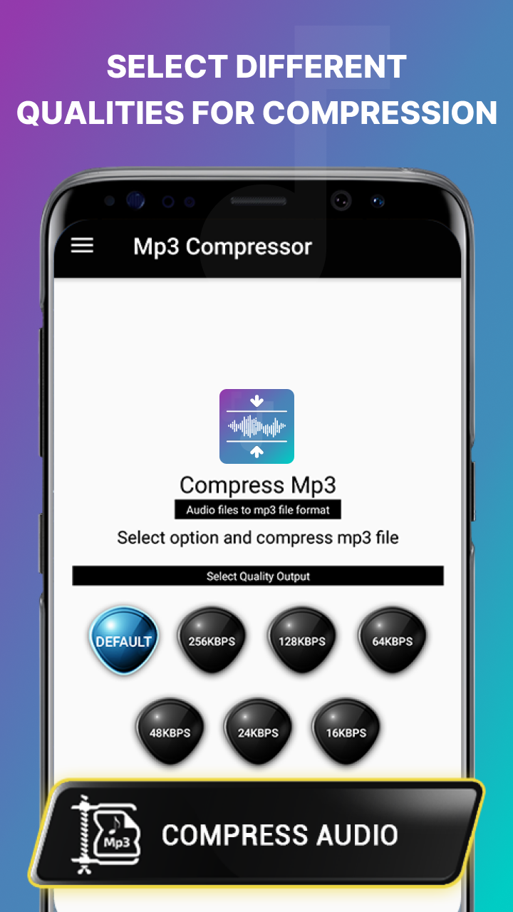 اسکرین شات 3 برنامه Mp3 Compressor & Resizer