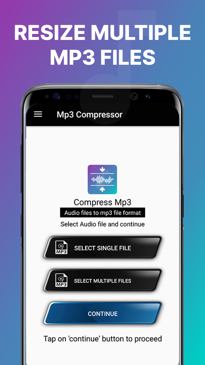اسکرین شات 2 برنامه Mp3 Compressor & Resizer