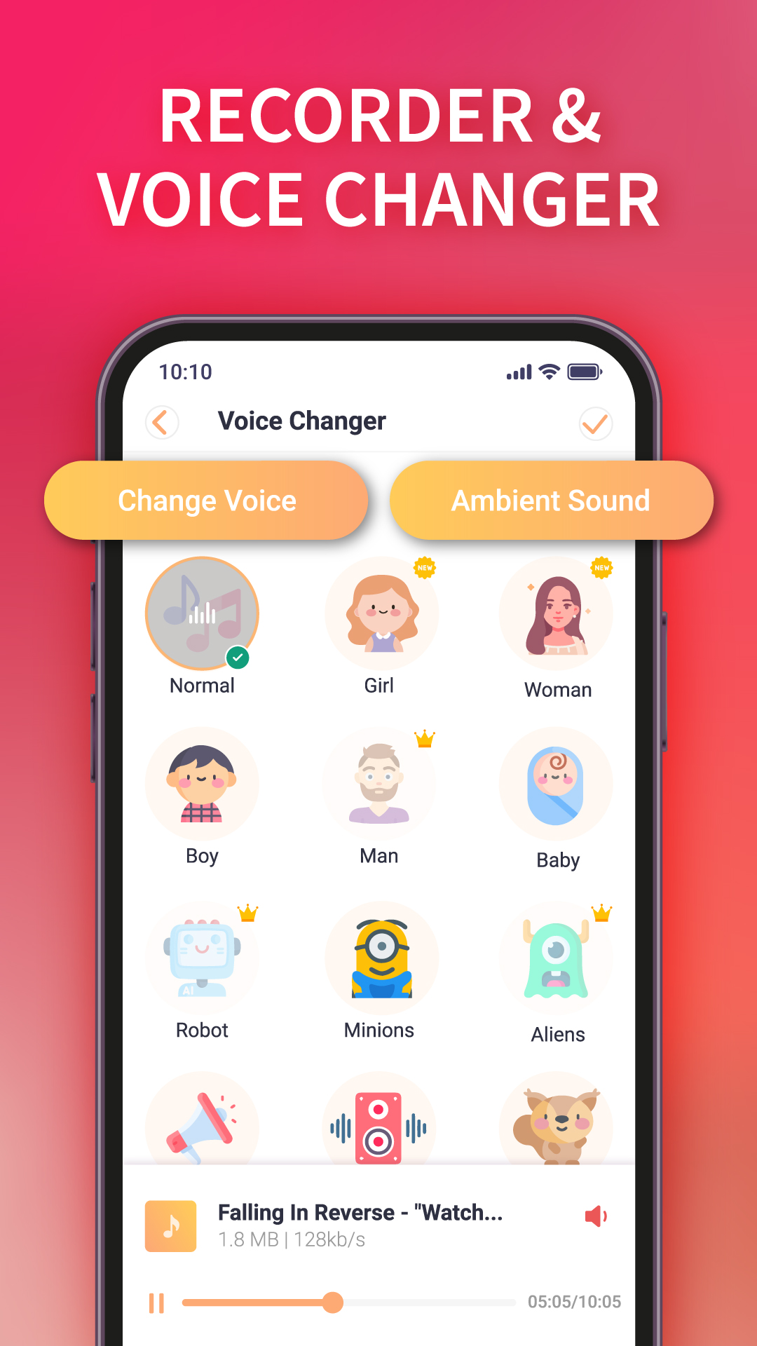 اسکرین شات 3 برنامه AudioCut - MP3 Cutter Ringtone