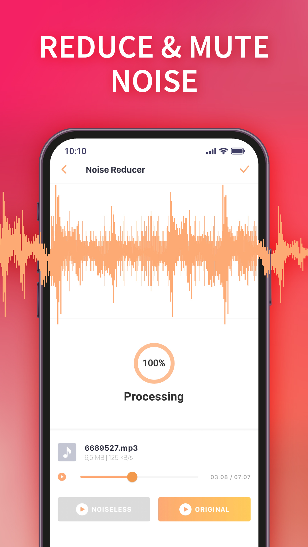 اسکرین شات 5 برنامه AudioCut - MP3 Cutter Ringtone