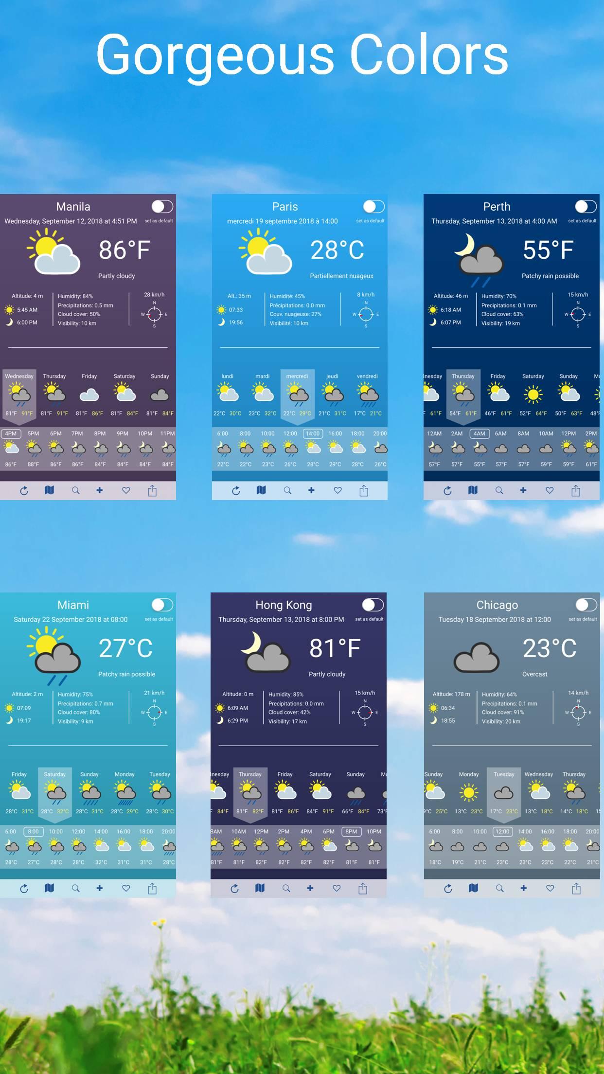 اسکرین شات 3 برنامه Weather 2 weeks
