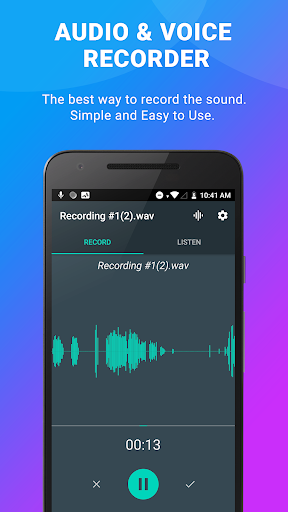 اسکرین شات 7 برنامه Voice Recorder & Audio Recorder, Sound Recording