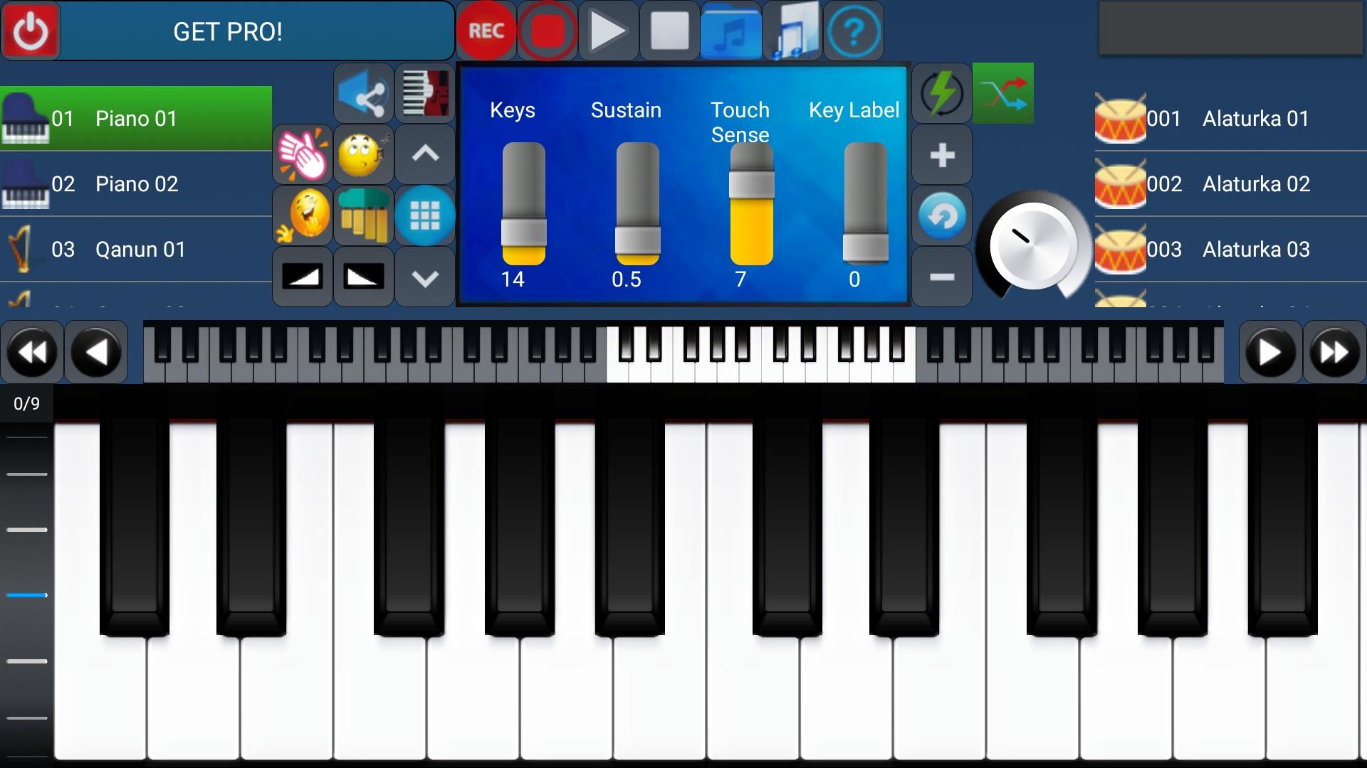 اسکرین شات 3 برنامه Portable ORG Keyboard