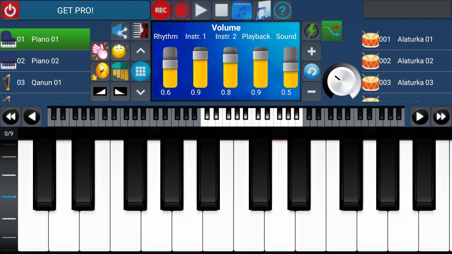 اسکرین شات 4 برنامه Portable ORG Keyboard