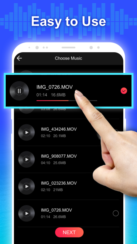 اسکرین شات 4 برنامه Conver Video To MP3 Extractor